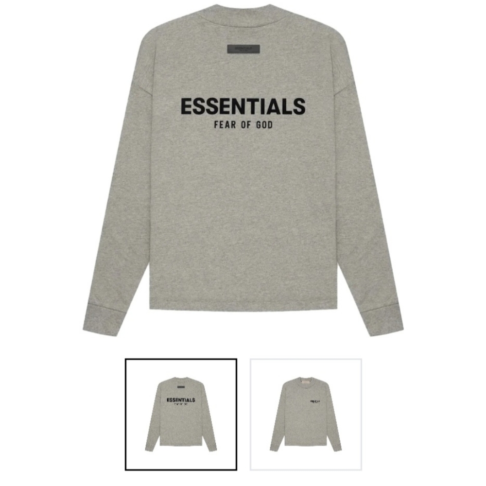 Fog Essentials Ls Tee. Size Large. Color Grey. - image 7